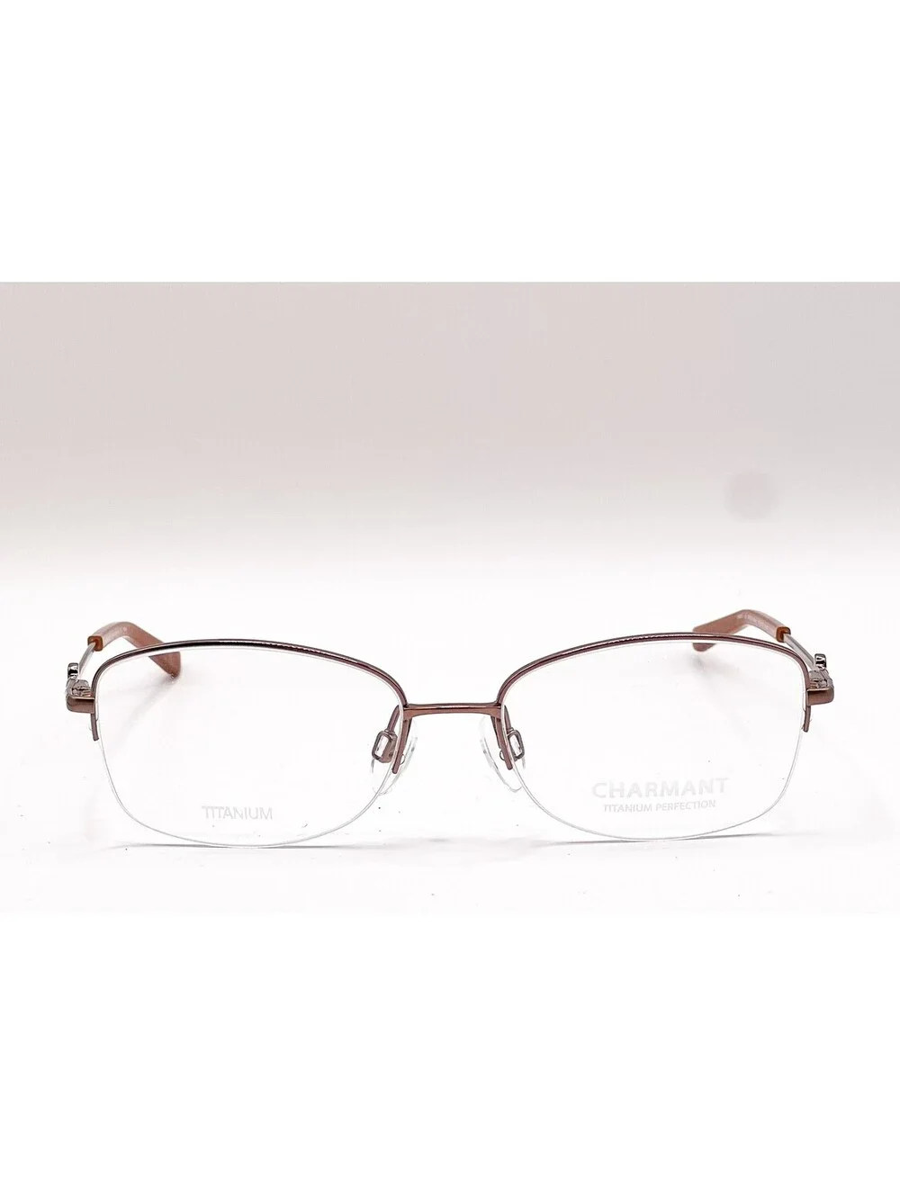 Charmant CH29211 LB Light Brown Oval Authentic Eyeglass Frames 52-16-140